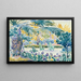 Garten des Malers in Saint-Clair - Henri-Edmond Cross — gerahmtes Bild an der Wand