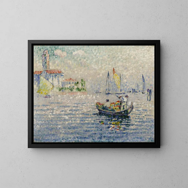 Morgen in Murano - Henri-Edmond Cross — gerahmtes Bild an der Wand