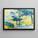 Landschaft Provence - Henri-Edmond Cross — gerahmtes Bild an der Wand