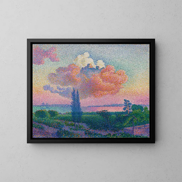 Le Nuage rose - Henri-Edmond Cross — gerahmtes Bild an der Wand