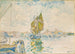 Venedig Segelboot auf dem Kanal der Giudecca - Henri-Edmond Cross — Ansicht des Kunstwerks