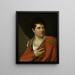 Jean Baptiste Sauveur Gavaudan 1772-1840 Sänger - Henri-François Riesener — gerahmtes Bild an der Wand