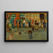 Marktszene, Paris - Henri-Gabriel Ibels — gerahmtes Bild an der Wand