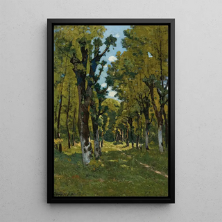 HenriJoseph Harpignies - All Des Tilleuls Saint Prive Yonne Sunlit Woodland Path.webp
