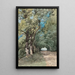 Allée sous-bois - Henri-Joseph Harpignies — gerahmtes Bild an der Wand