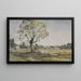 Antibes - Henri-Joseph Harpignies — gerahmtes Bild an der Wand