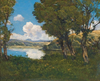 HenriJoseph Harpignies - Au Bord Du Lac.webp