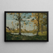 Herbst in Saint-Privé - Henri-Joseph Harpignies — gerahmtes Bild an der Wand