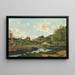 La Chapelle Saint-Étienne - Henri-Joseph Harpignies — gerahmtes Bild an der Wand