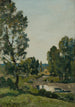 Die Pfütze im Wald - Henri-Joseph Harpignies — Ansicht des Kunstwerks