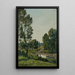 Die Pfütze im Wald - Henri-Joseph Harpignies — gerahmtes Bild an der Wand