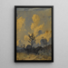 Der Weg im Wald - Henri-Joseph Harpignies — gerahmtes Bild an der Wand