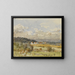Landschaft mit einigen Hütten - Henri-Joseph Harpignies — gerahmtes Bild an der Wand