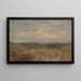 Landschaft der Hügel - Henri-Joseph Harpignies — gerahmtes Bild an der Wand