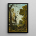 Lesung im Wald - Henri-Joseph Harpignies — gerahmtes Bild an der Wand
