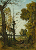Lesung im Wald - Henri-Joseph Harpignies — Ansicht des Kunstwerks