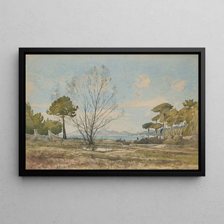 HenriJoseph Harpignies - Vue du golfe de JuanlesPins prs dAntibes.webp