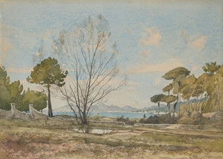 HenriJoseph Harpignies - Vue du golfe de JuanlesPins prs dAntibes.webp