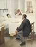 Besuchstag im Krankenhaus - Henri Jules Jean Geoffroy — Ansicht des Kunstwerks