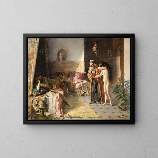 Namouna - Henri Adrien Tanoux — gerahmtes Bild an der Wand