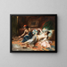 Odalisken - Henri Adrien Tanoux — gerahmtes Bild an der Wand