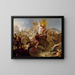 Armide kämpfend gegen die Christen - Henri Antoine de Favanne — gerahmtes Bild an der Wand