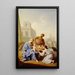Repos pendant la fuite en Égypte - Henri Antoine de Favanne — gerahmtes Bild an der Wand