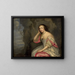 Portrait de Madame de Maintenon dans un paysage marin - Henri Beaubrun — gerahmtes Bild an der Wand