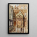 Alte Fontaine Sainte Catherine Impasse de la Poissonnerie - Henri Berthaut — gerahmtes Bild an der Wand