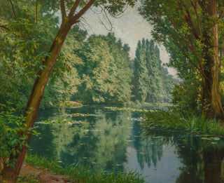 Seerosen im Sommer - Henri Biva — Ansicht des Kunstwerks