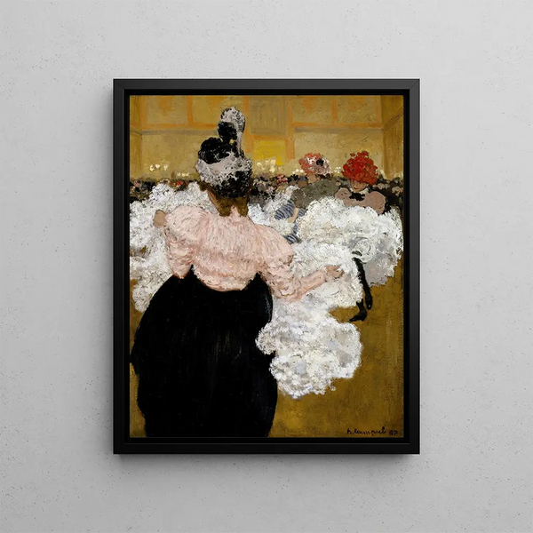 Au Moulin Rouge - Henri Evenepoel — gerahmtes Bild an der Wand