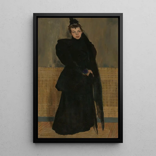 Louise im Trauer - Henri Evenepoel — gerahmtes Bild an der Wand