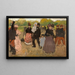 Sonntag im Bois de Boulogne - Henri Evenepoel — gerahmtes Bild an der Wand