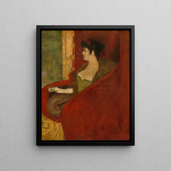 Die Schachtel - Henri Evenepoel — gerahmtes Bild an der Wand