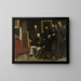 Ein Atelier in den Batignolles - Henri Fantin-Latour — gerahmtes Bild an der Wand