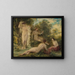 Badende - Henri Fantin-Latour — gerahmtes Bild an der Wand