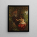 Zwei Badende - Henri Fantin-Latour — gerahmtes Bild an der Wand