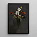Frühlingsblumen: Tulpen, Narzissen, Hyazinthen, Osterglocken und Nelken - Henri Fantin-Latour — gerahmtes Bild an der Wand