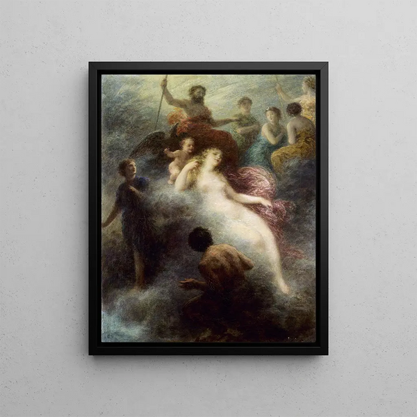 Der Satyr - Henri Fantin-Latour — gerahmtes Bild an der Wand