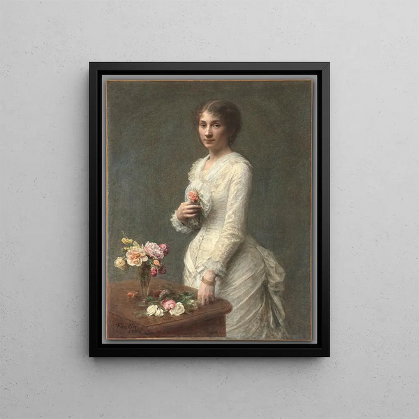 Madame Lerolle - Henri Fantin-Latour — gerahmtes Bild an der Wand