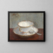 Stillleben mit Tasse - Henri Fantin-Latour — gerahmtes Bild an der Wand