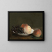 Pfirsiche und Trauben in einer Porzellanschale - Henri Fantin-Latour — gerahmtes Bild an der Wand