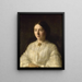 Portrait von Frau Edwin Edwards - Henri Fantin-Latour — gerahmtes Bild an der Wand