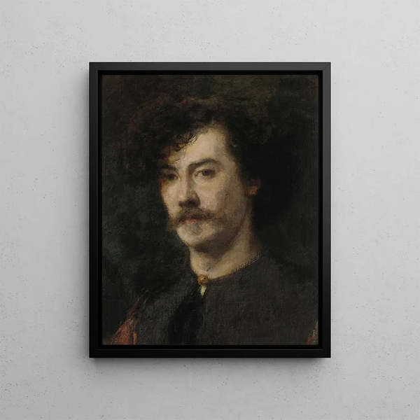 Portrait de Whistler - Henri Fantin-Latour — gerahmtes Bild an der Wand