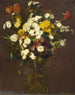 Reines-Margueriten und verschiedene Blumen in einer Vase - Henri Fantin-Latour — Ansicht des Kunstwerks