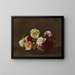 Rosen in einer Vase - Henri Fantin-Latour — gerahmtes Bild an der Wand