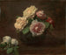Rosen in einer Schüssel - Henri Fantin-Latour — Ansicht des Kunstwerks