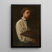 Selbstporträt - Henri Fantin-Latour — gerahmtes Bild an der Wand