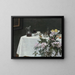 Naturstillleben in der Ecke eines Tisches - Henri Fantin-Latour — gerahmtes Bild an der Wand