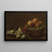 Stillleben mit Früchten - Henri Fantin-Latour — gerahmtes Bild an der Wand